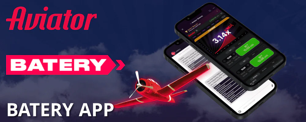 Batery Aviator app for Android or iOS